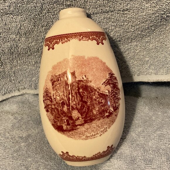 VTG 2003 Johnson Brothers Pink Vase or Decanter-Farnham Castle Pictured-6" H-EUC - Picture 2 of 9